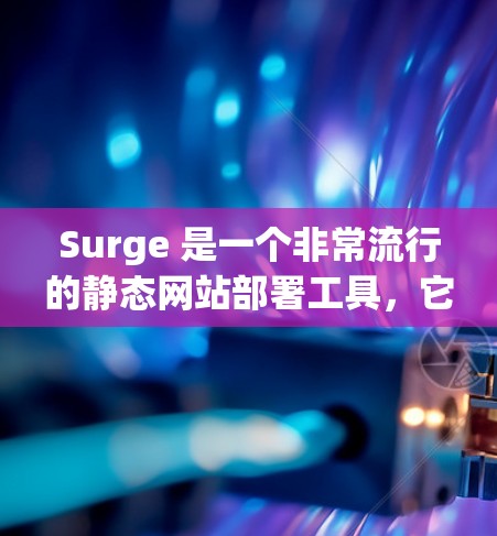 Surge 是一个非常流行的静态网站部署工具，它支持通过配置文件（如 surge.yaml）来定义域名、路径映射、重写规则等功能，以简化部署过程。以下是关于 Surge 规则配置的详细说明