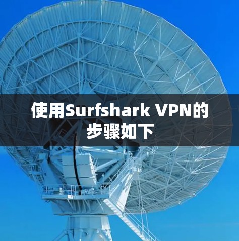 使用Surfshark VPN的步骤如下 使用Surfshark VPN的步骤如下