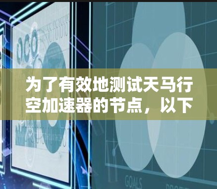 为了有效地测试天马行空加速器的节点，以下是一个有条理的测试计划和步骤总结