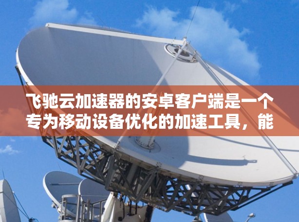 飞驰云加速器的安卓客户端是一个专为移动设备优化的加速工具，能够帮助用户快速访问网页、下载文件、流媒体等资源。以下是关于飞驰云加速器安卓客户端的详细说明和使用方法