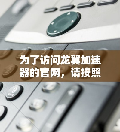 为了访问龙翼加速器的官网，请按照以下步骤操作
