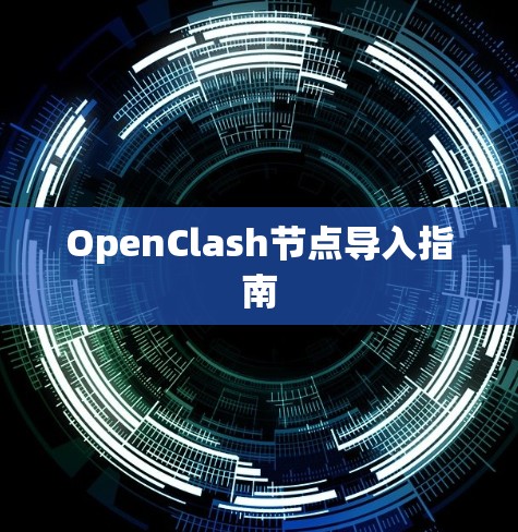 OpenClash节点导入指南